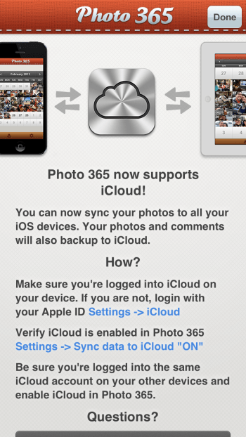 Photo 365 iCloud